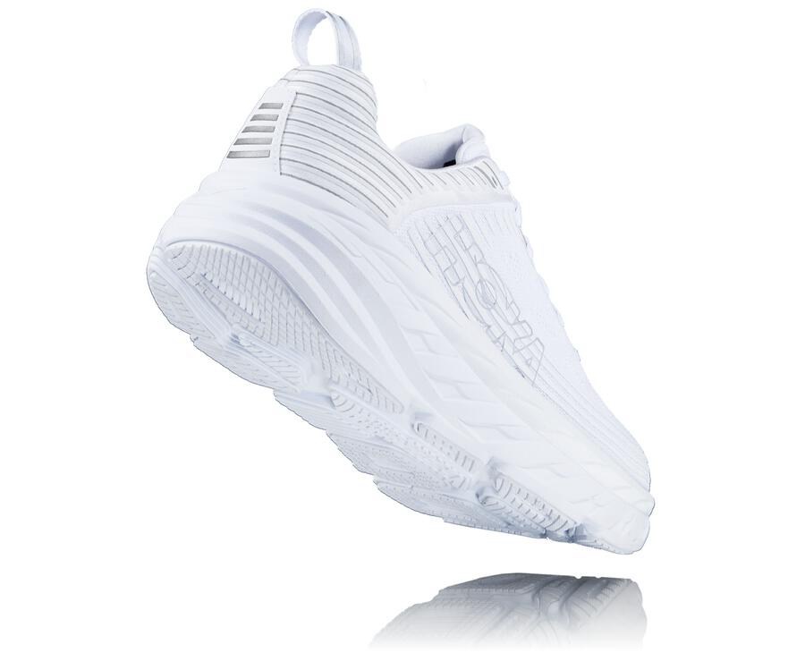 Hoka One One Koşu Ayakkabısı Erkek Beyaz - Bondi 6 - RQ9341085